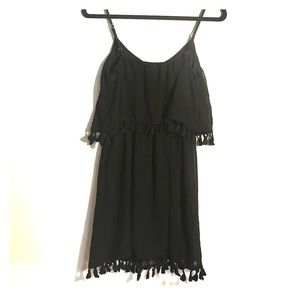 Black Tassel Dress